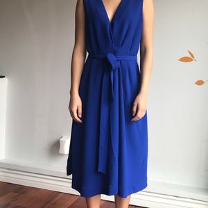 **SOLD** Royal blue wrap dress